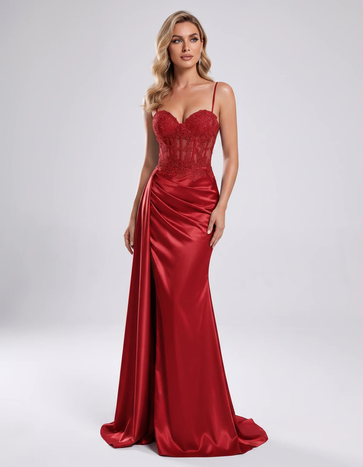 Halcyon Maxi Dresses — Red | SKU: RB-599430-red-2,RB-599430-red-4,RB-599430-red-6,RB-599430-red-8,RB-599430-red-10,RB-599430-red-12,RB-599430-red-14,RB-599430-red-16,RB-599430-red-16W,RB-599430-red-18W,RB-599430-red-20W,RB-599430-red-22W