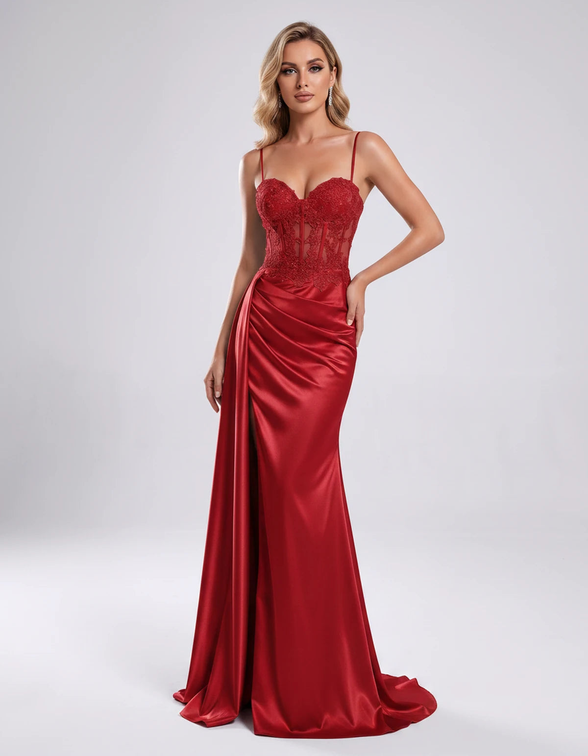 Halcyon Maxi Dresses — Red | SKU: RB-599430-red-2,RB-599430-red-4,RB-599430-red-6,RB-599430-red-8,RB-599430-red-10,RB-599430-red-12,RB-599430-red-14,RB-599430-red-16,RB-599430-red-16W,RB-599430-red-18W,RB-599430-red-20W,RB-599430-red-22W