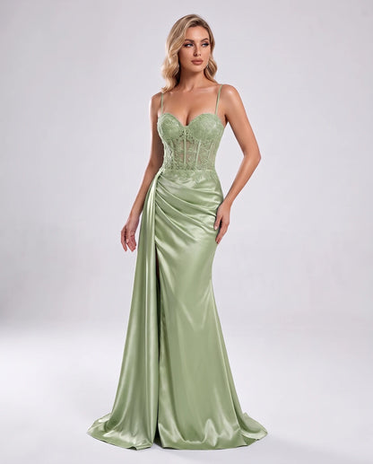 Halcyon Maxi Dresses — Sage