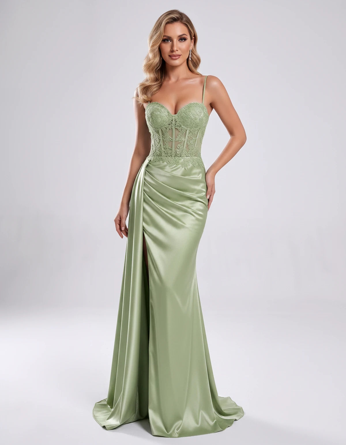 Halcyon Maxi Dresses — Sage | SKU: RB-599430-sage-2,RB-599430-sage-4,RB-599430-sage-6,RB-599430-sage-8,RB-599430-sage-10,RB-599430-sage-12,RB-599430-sage-14,RB-599430-sage-16,RB-599430-sage-16W,RB-599430-sage-18W,RB-599430-sage-20W,RB-599430-sage-22W