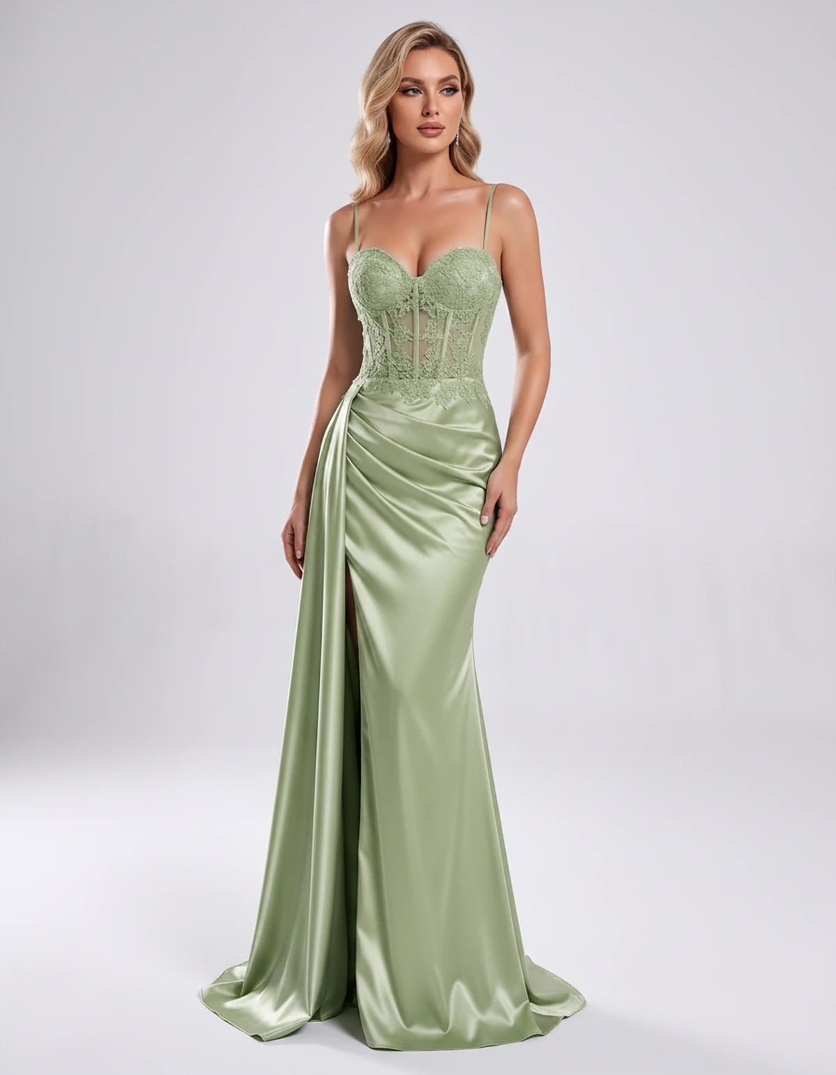 Halcyon Maxi Dresses — Sage | SKU: RB-599430-sage-2,RB-599430-sage-4,RB-599430-sage-6,RB-599430-sage-8,RB-599430-sage-10,RB-599430-sage-12,RB-599430-sage-14,RB-599430-sage-16,RB-599430-sage-16W,RB-599430-sage-18W,RB-599430-sage-20W,RB-599430-sage-22W