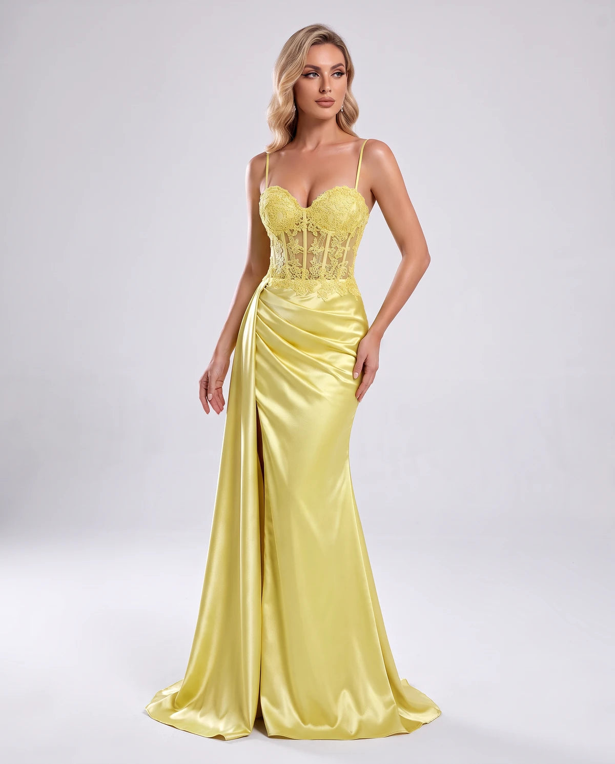 Halcyon Maxi Dresses — Yellow