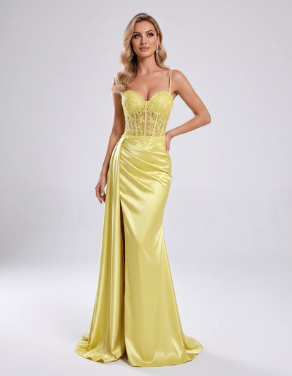 Halcyon Maxi Dresses — Yellow | SKU: RB-599430-yellow-2,RB-599430-yellow-4,RB-599430-yellow-6,RB-599430-yellow-8,RB-599430-yellow-10,RB-599430-yellow-12,RB-599430-yellow-14,RB-599430-yellow-16,RB-599430-yellow-16W,RB-599430-yellow-18W,RB-599430-yellow-20W,RB-599430-yellow-22W