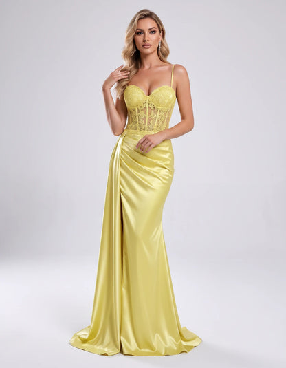 Halcyon Maxi Dresses — Yellow | SKU: RB-599430-yellow-2,RB-599430-yellow-4,RB-599430-yellow-6,RB-599430-yellow-8,RB-599430-yellow-10,RB-599430-yellow-12,RB-599430-yellow-14,RB-599430-yellow-16,RB-599430-yellow-16W,RB-599430-yellow-18W,RB-599430-yellow-20W,RB-599430-yellow-22W