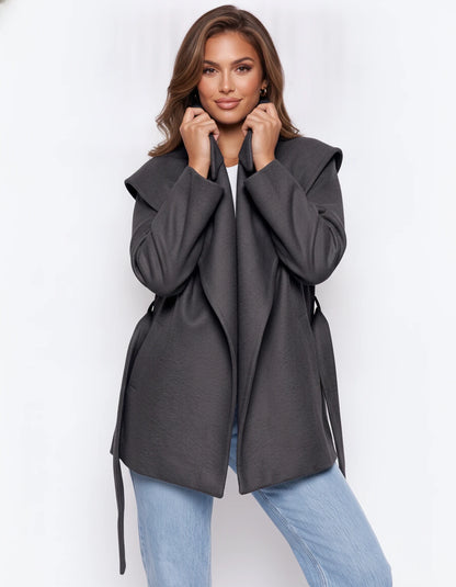 Halcyra Jackets — Charcoal grey | SKU: RB-09a937-charco83-XS,RB-09a937-charco83-S,RB-09a937-charco83-M,RB-09a937-charco83-L