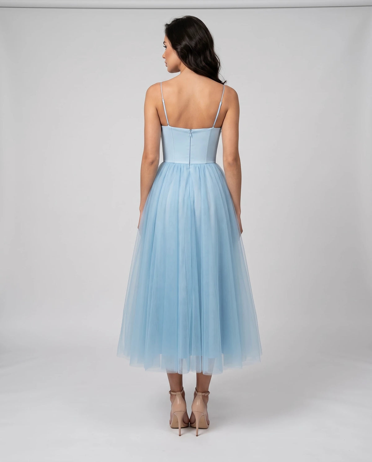 Haze Midi Dress | SKU: CMD-729384615-blue-XS-4465