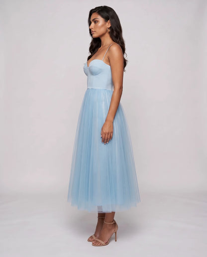Haze Midi Dress | SKU: CMD-729384615-blue-XS-4465