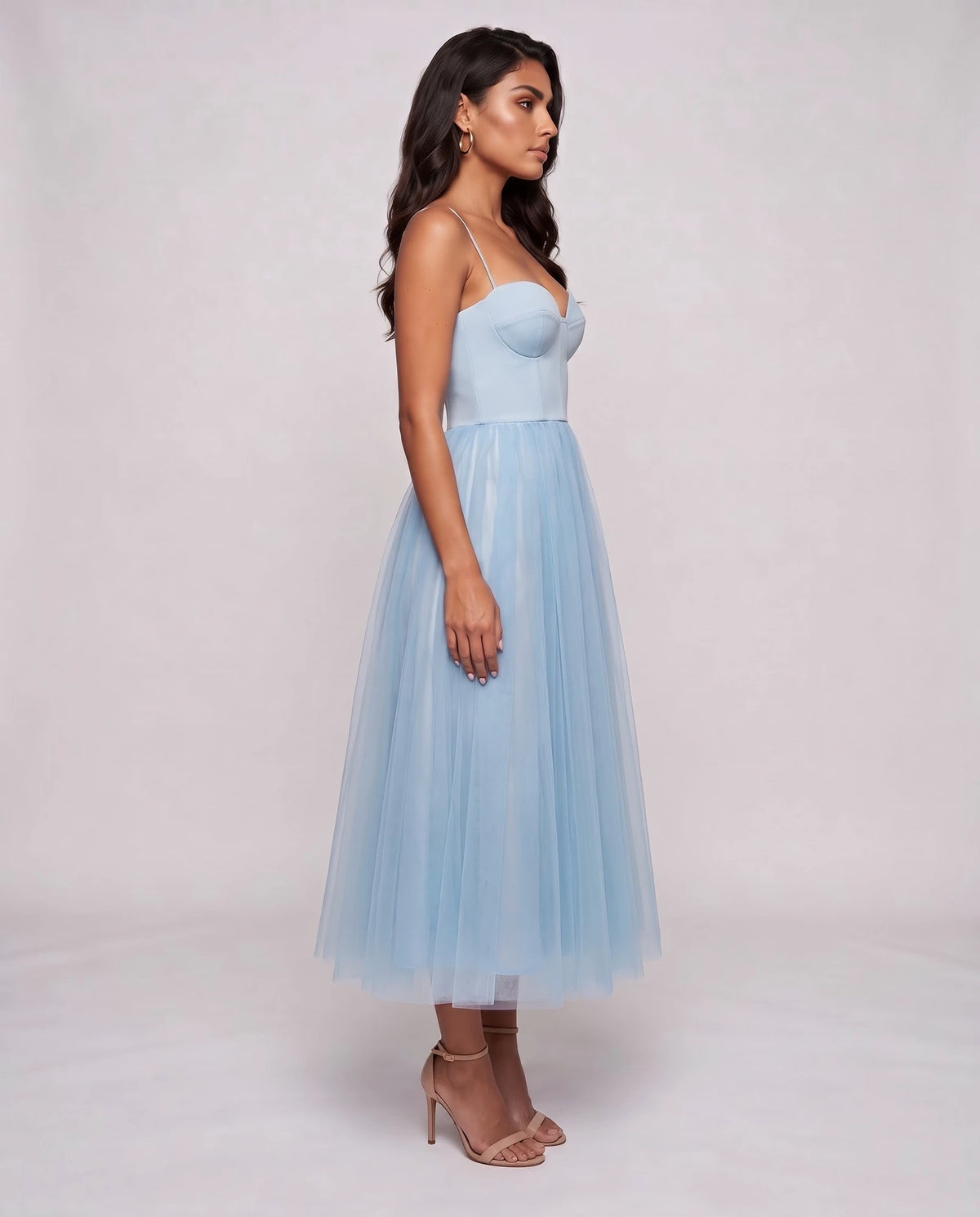 Haze Midi Dress | SKU: CMD-729384615-blue-XS-4465