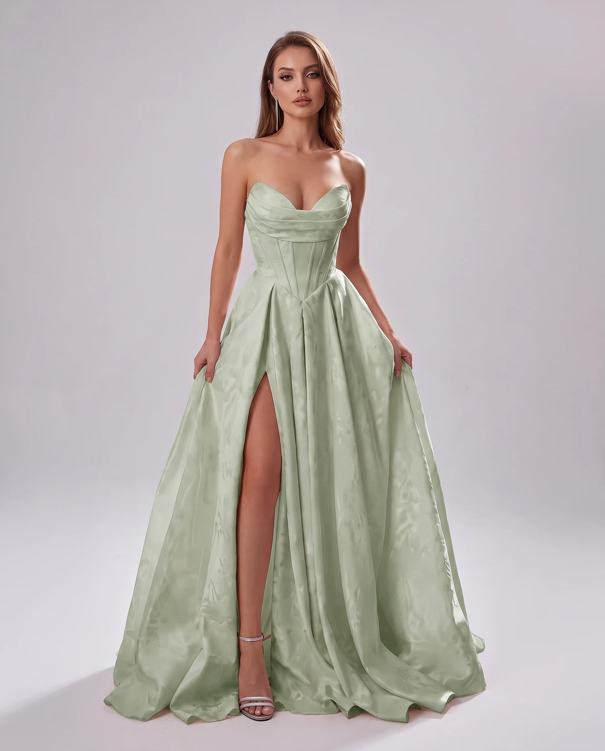 Hazelwood Maxi Dresses — Sage Green