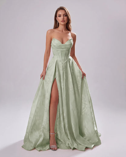 Hazelwood Maxi Dresses — Sage Green