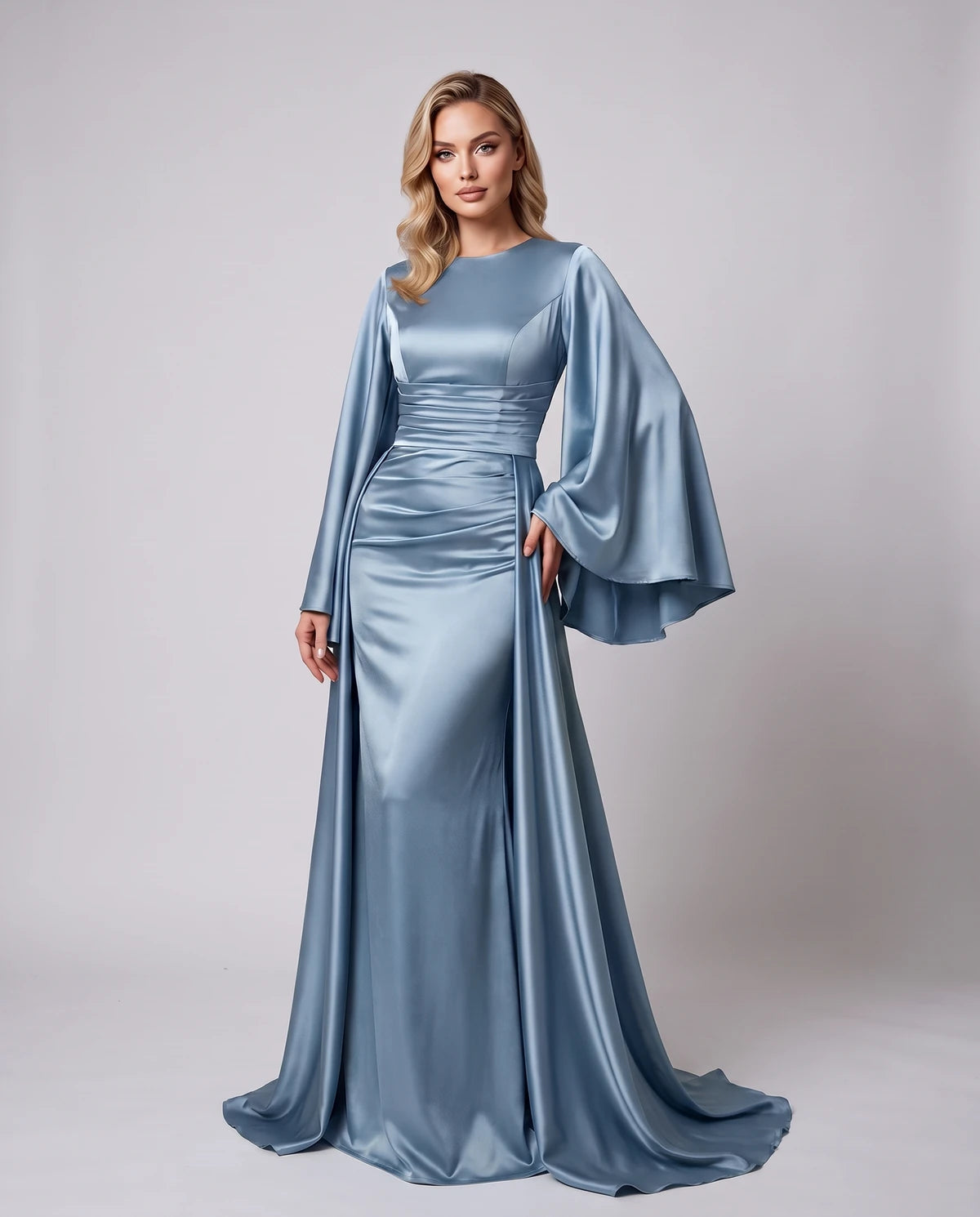 Helvetia Maxi Dresses — Blue