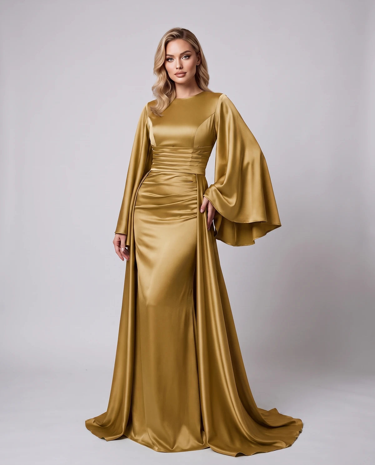 Helvetia Maxi Dresses — Dark Gold