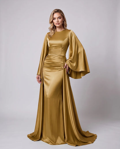 Helvetia Maxi Dresses — Dark Gold