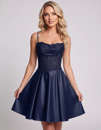 Helvia Mini Dresses — Navy | SKU: RB-91f4af-navy-2,RB-91f4af-navy-4,RB-91f4af-navy-6,RB-91f4af-navy-8,RB-91f4af-navy-10,RB-91f4af-navy-12,RB-91f4af-navy-14,RB-91f4af-navy-0,RB-91f4af-navy-16,RB-91f4af-navy-16W,RB-91f4af-navy-18W,RB-91f4af-navy-20W