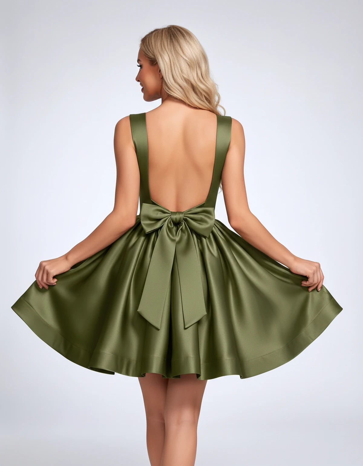 Hermione Mini Dresses — Dusty Sage | SKU: RB-a38908-dustys97-2,RB-a38908-dustys97-4,RB-a38908-dustys97-6,RB-a38908-dustys97-8,RB-a38908-dustys97-10,RB-a38908-dustys97-12,RB-a38908-dustys97-14,RB-a38908-dustys97-16,RB-a38908-dustys97-16W,RB-a38908-dustys97-18W,RB-a38908-dustys97-20W,RB-a38908-dustys97-22W