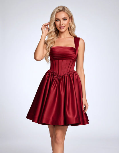 Hermione Mini Dresses — Red | SKU: RB-a38908-red-2,RB-a38908-red-4,RB-a38908-red-6,RB-a38908-red-8,RB-a38908-red-10,RB-a38908-red-12,RB-a38908-red-14,RB-a38908-red-16,RB-a38908-red-16W,RB-a38908-red-18W,RB-a38908-red-20W,RB-a38908-red-22W