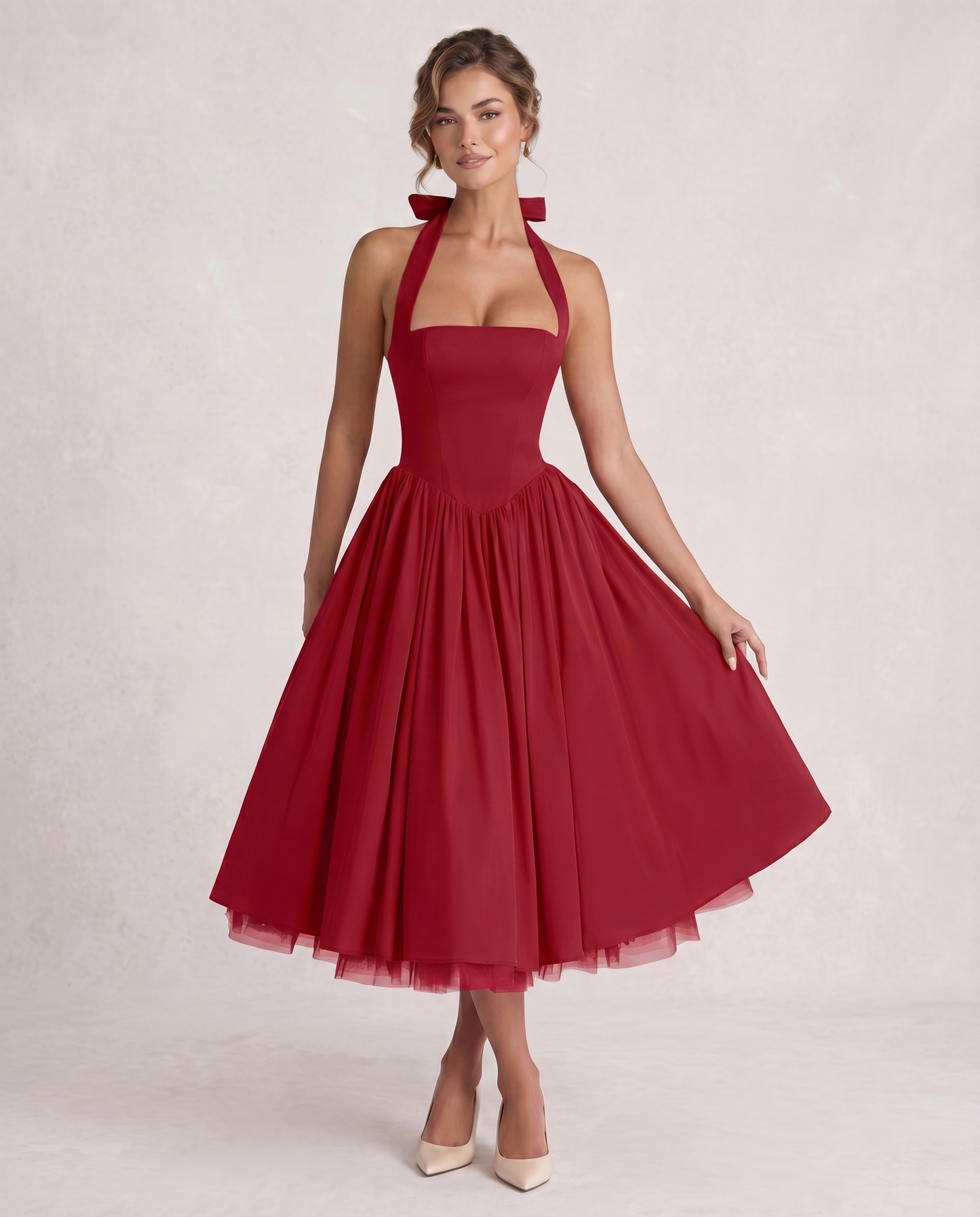 Veloura Midi Dress