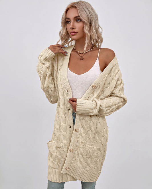 Aureline Cardigan — beige,green,blue,yellow,light blue,purple,lilac,black dress by RAMBLION