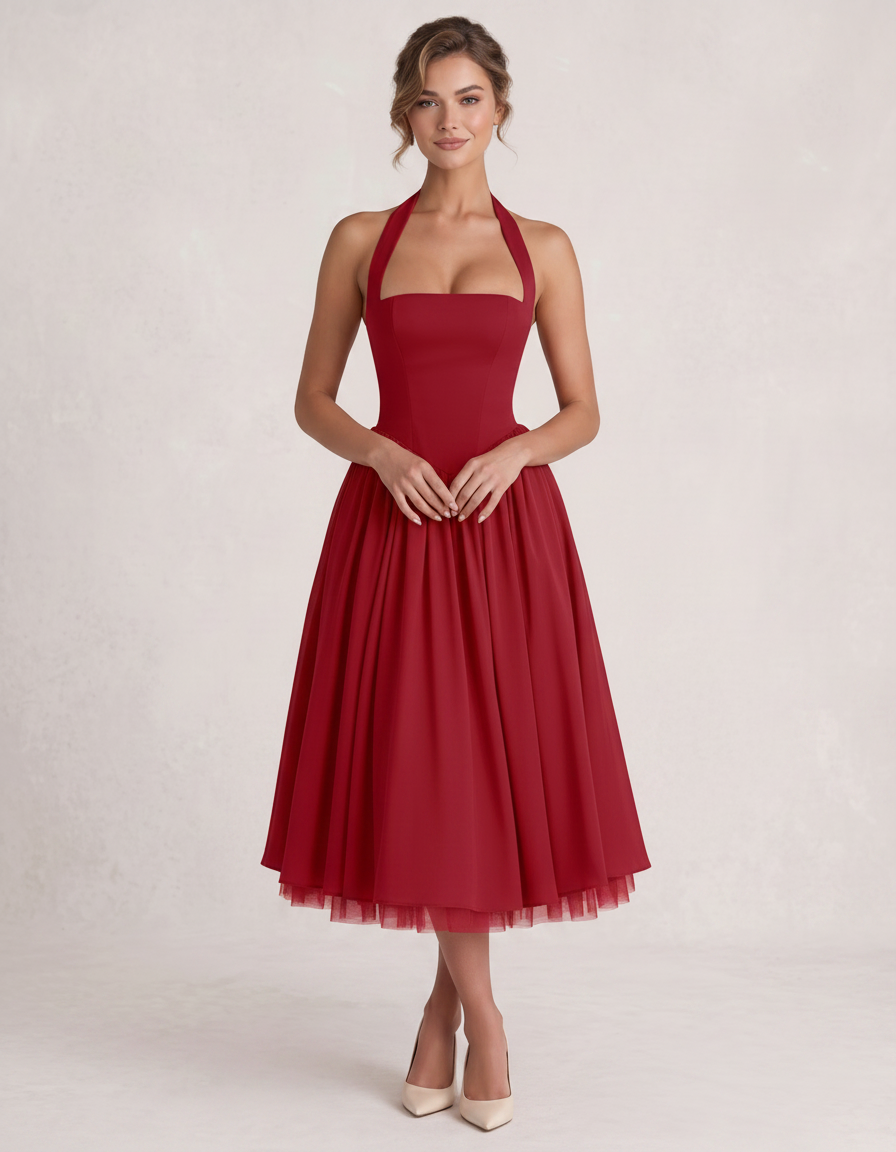 Veloura Midi Dress