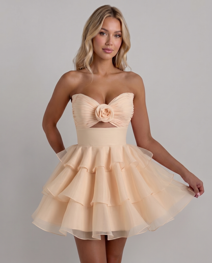 Rosette Mini Dress