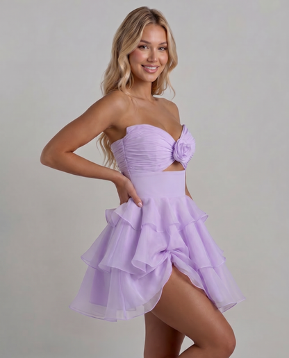 Rosette Mini Dress