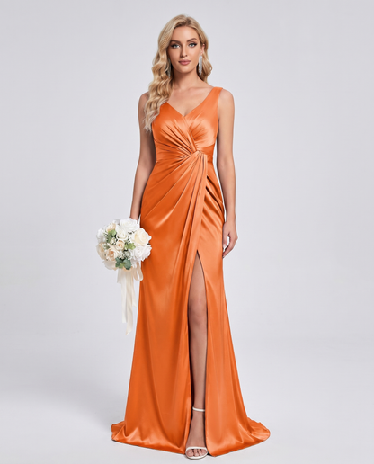 Veloura Maxi Dress — orange,royal blue,black,navy,turquoise,sage,dusty rose,coral,green,dusty blue,blush,burgundy,silver,tan,yellow,fuchsia dress by RAMBLION