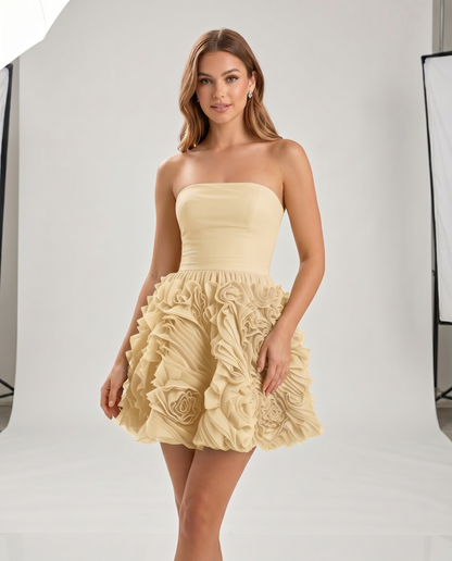 Rosette Mini Dress
