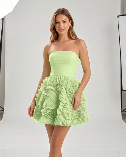 Rosette Mini Dress