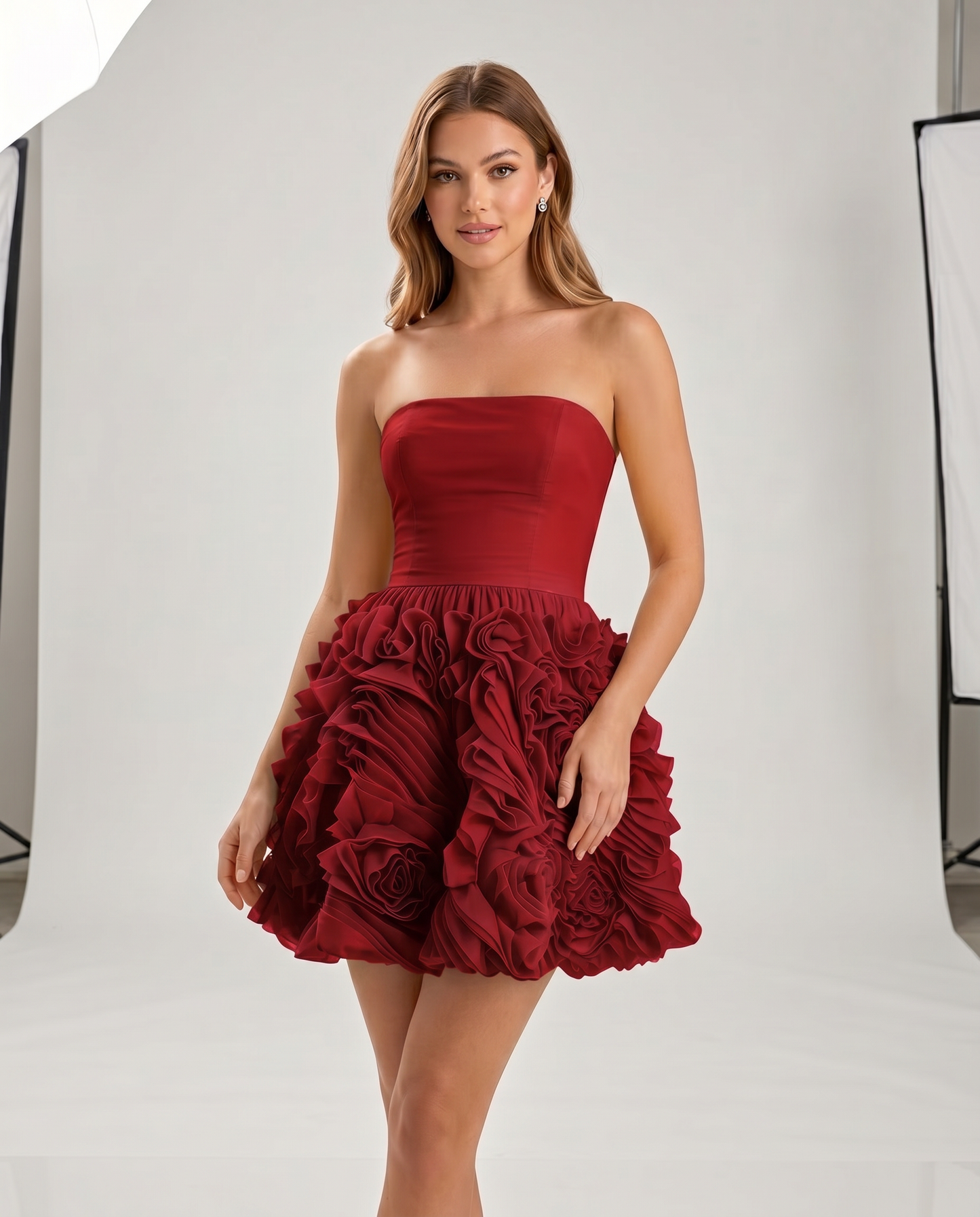 Rosette Mini Dress
