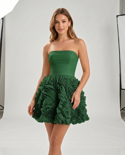 Rosette Mini Dress