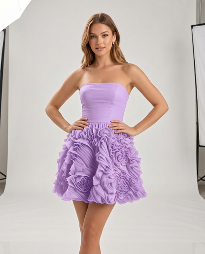 Rosette Mini Dress