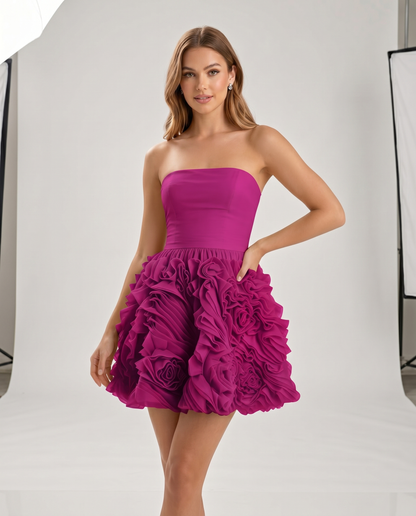Rosette Mini Dress
