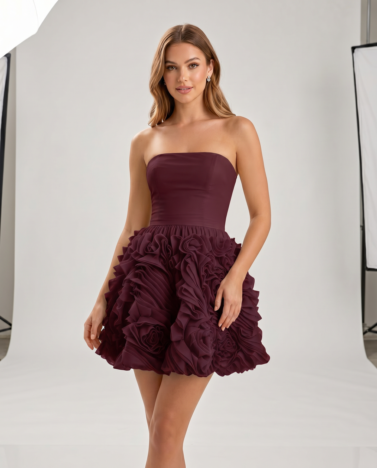 Rosette Mini Dress