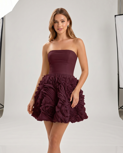 Rosette Mini Dress