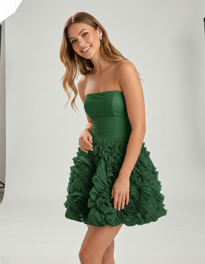 Rosette Mini Dress