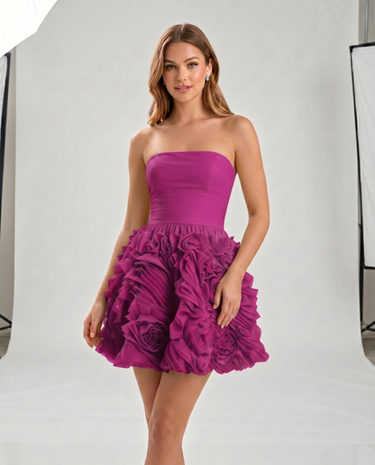 Rosette Mini Dress
