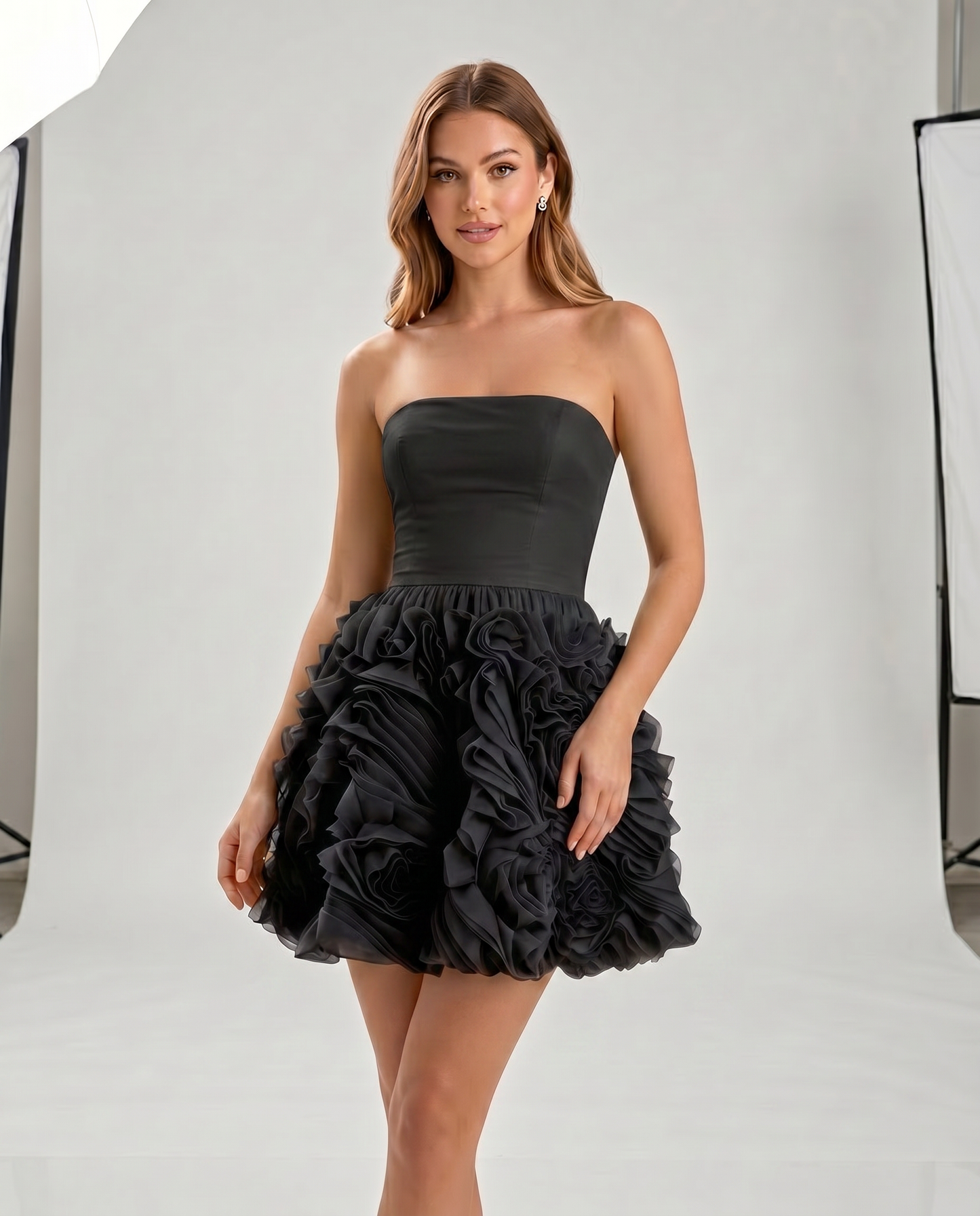 Rosette Mini Dress