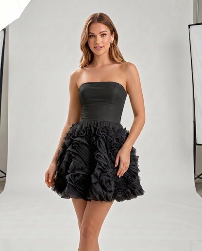 Rosette Mini Dress