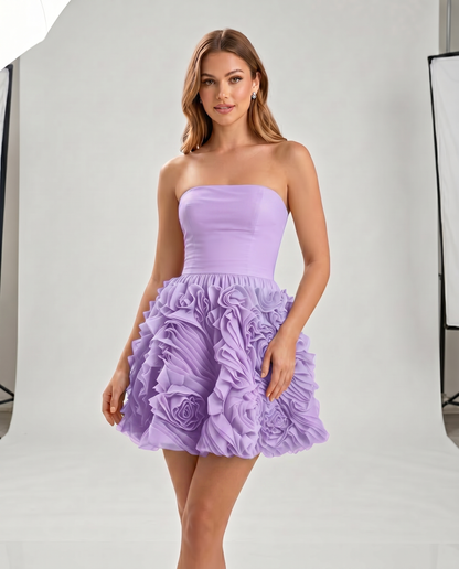 Rosette Mini Dress