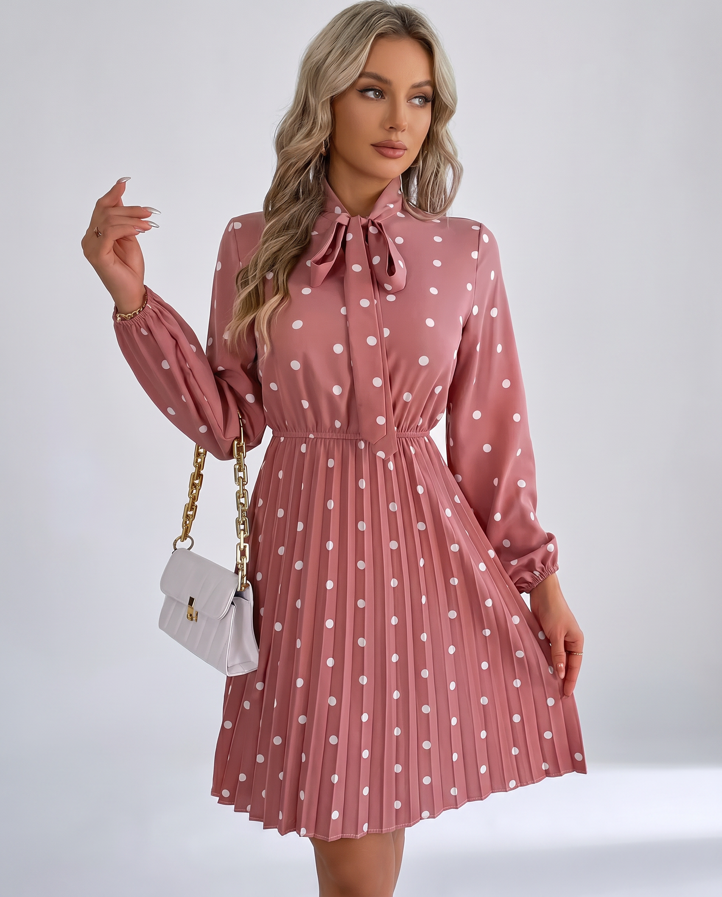 Rosette Mini Dress