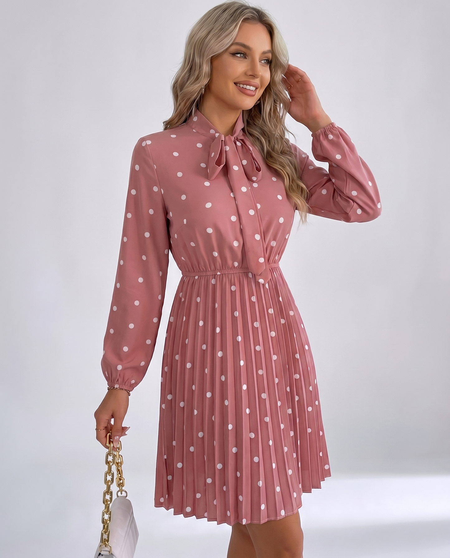 Rosette Mini Dress