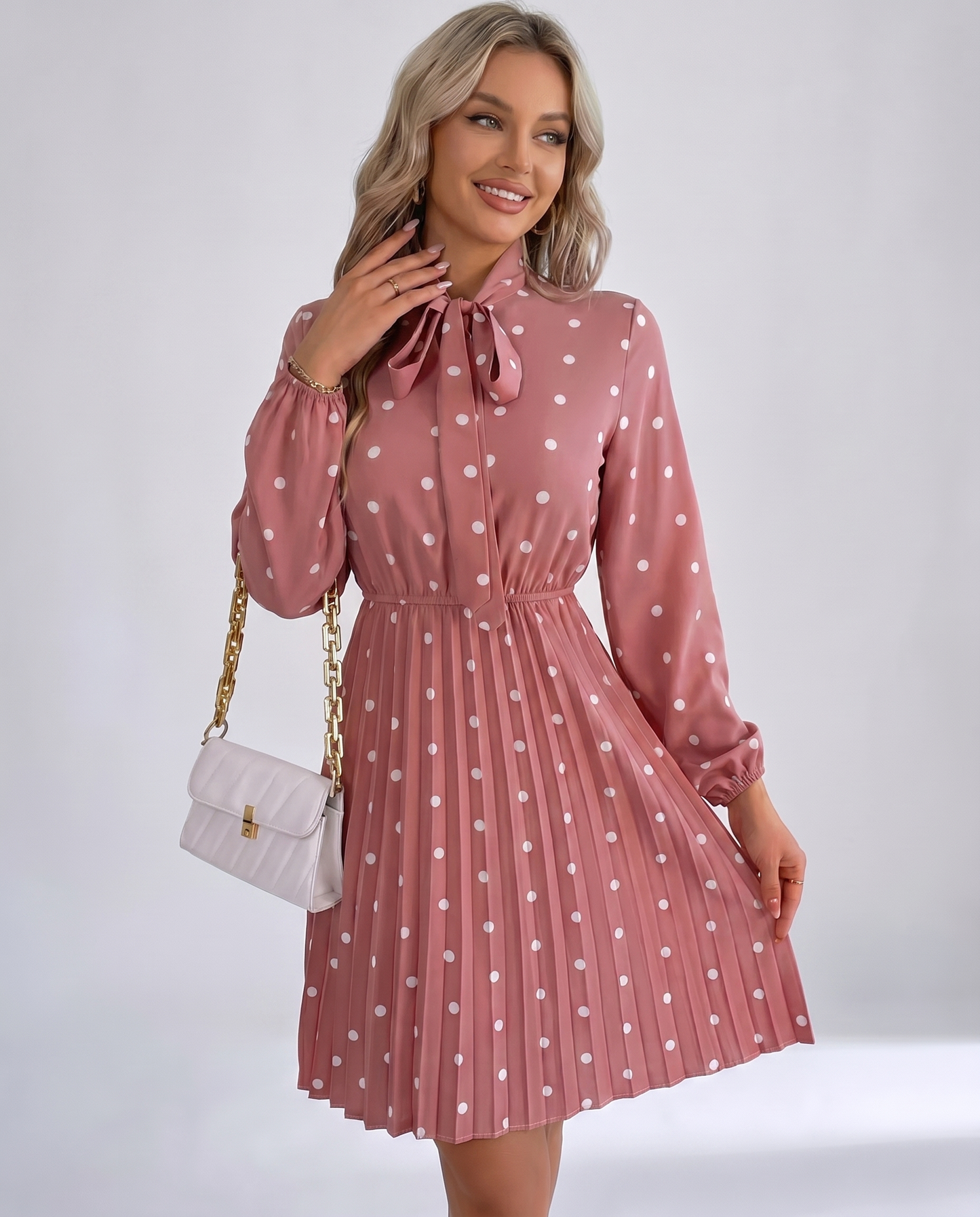 Rosette Mini Dress