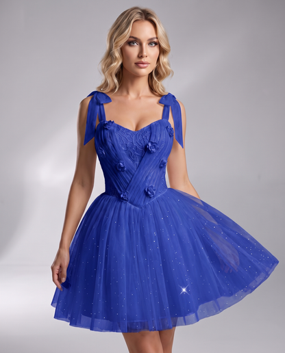 Rosette Mini Dress