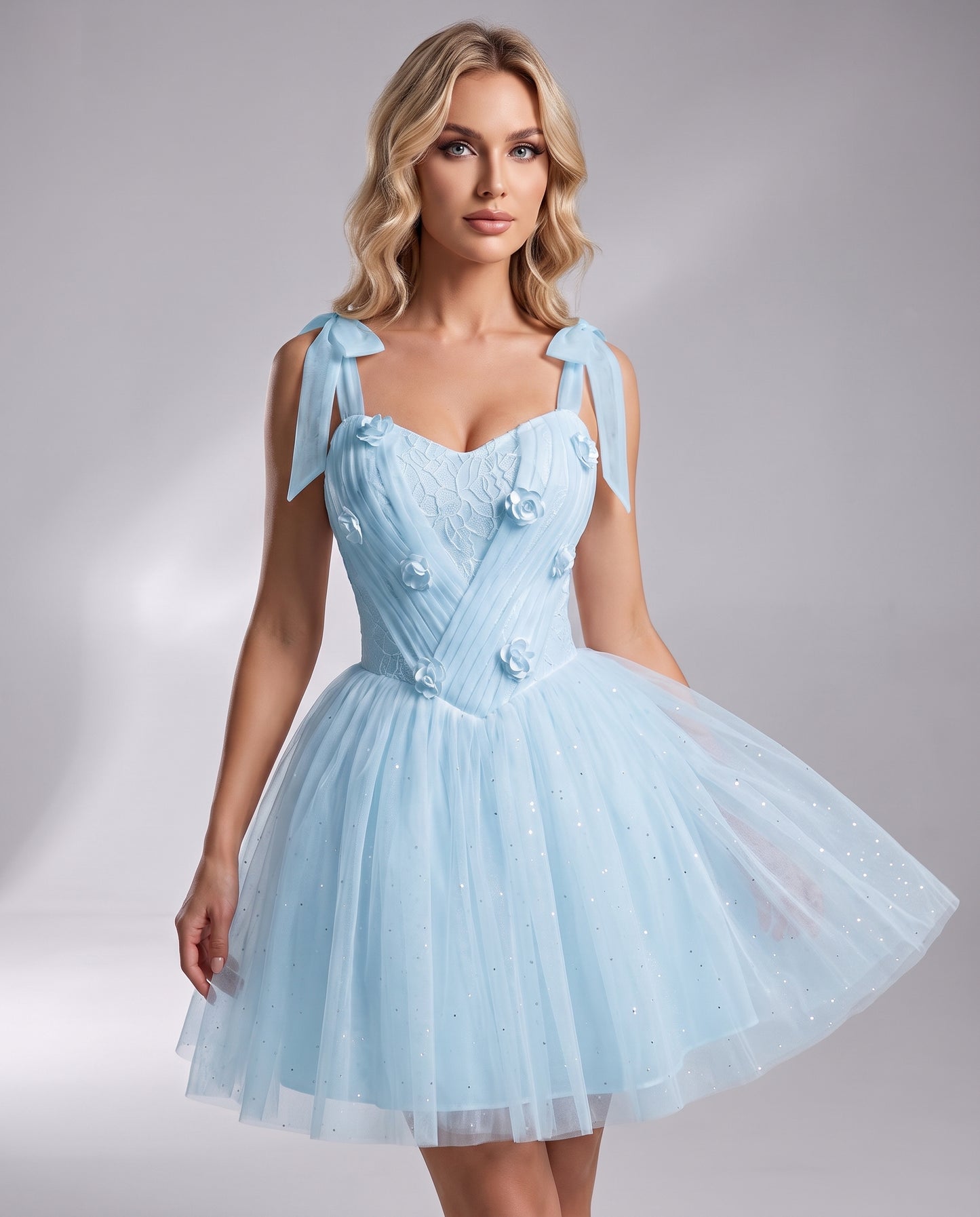 Rosette Mini Dress