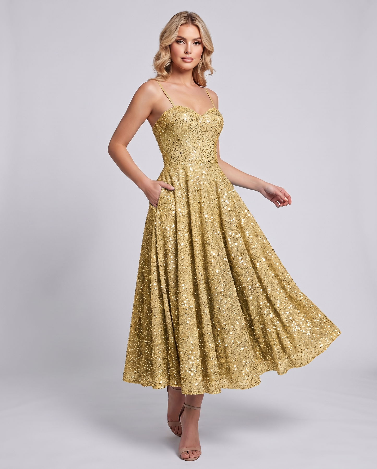 Celestia Midi Dress