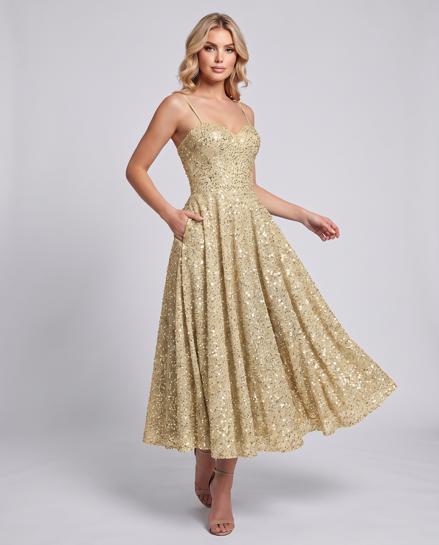 Celestia Midi Dress