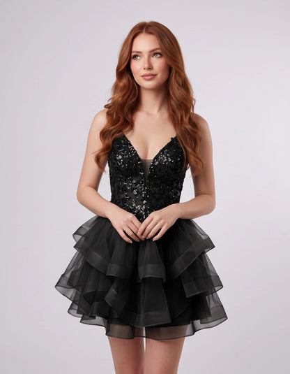 Honorine Mini Dresses — Black | SKU: RB-97d8d2-black-2,RB-97d8d2-black-4,RB-97d8d2-black-6,RB-97d8d2-black-8,RB-97d8d2-black-10,RB-97d8d2-black-12,RB-97d8d2-black-14,RB-97d8d2-black-16,RB-97d8d2-black-16W,RB-97d8d2-black-18W,RB-97d8d2-black-20W,RB-97d8d2-black-22W