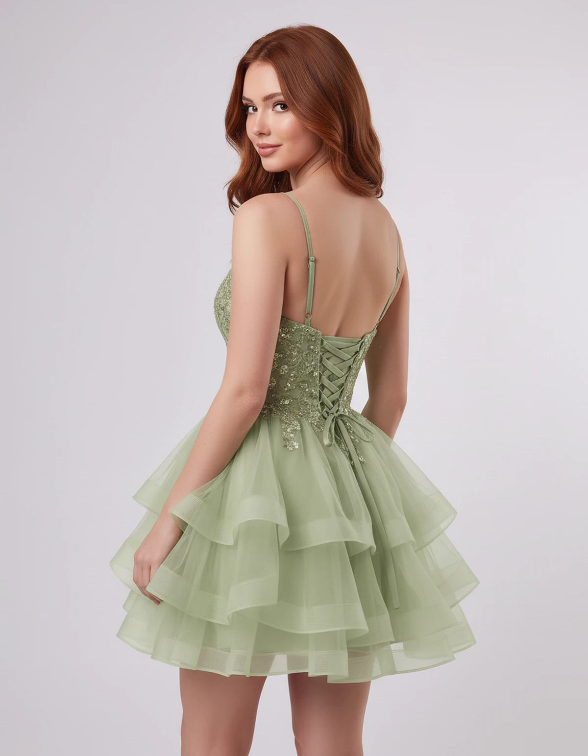 Honorine Mini Dresses — Dusty Sage | SKU: RB-97d8d2-dustys97-2,RB-97d8d2-dustys97-4,RB-97d8d2-dustys97-6,RB-97d8d2-dustys97-8,RB-97d8d2-dustys97-10,RB-97d8d2-dustys97-12,RB-97d8d2-dustys97-14,RB-97d8d2-dustys97-16,RB-97d8d2-dustys97-16W,RB-97d8d2-dustys97-18W,RB-97d8d2-dustys97-20W,RB-97d8d2-dustys97-22W