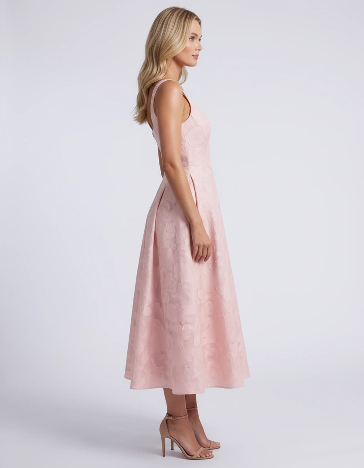 Hortensia Midi Dresses — Blush | SKU: RB-e2b9e3-blush-2,RB-e2b9e3-blush-4,RB-e2b9e3-blush-6,RB-e2b9e3-blush-8,RB-e2b9e3-blush-10,RB-e2b9e3-blush-12,RB-e2b9e3-blush-14,RB-e2b9e3-blush-16,RB-e2b9e3-blush-16W,RB-e2b9e3-blush-18W,RB-e2b9e3-blush-20W,RB-e2b9e3-blush-22W