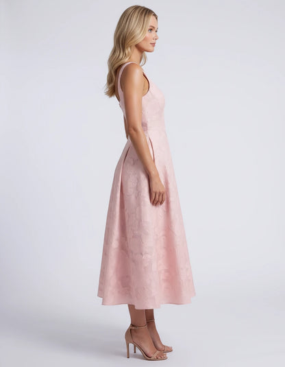 Hortensia Midi Dresses — Blush | SKU: RB-e2b9e3-blush-2,RB-e2b9e3-blush-4,RB-e2b9e3-blush-6,RB-e2b9e3-blush-8,RB-e2b9e3-blush-10,RB-e2b9e3-blush-12,RB-e2b9e3-blush-14,RB-e2b9e3-blush-16,RB-e2b9e3-blush-16W,RB-e2b9e3-blush-18W,RB-e2b9e3-blush-20W,RB-e2b9e3-blush-22W